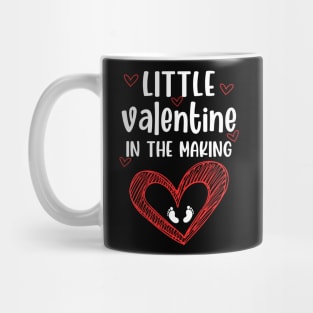 valentines day - little valentine in the making Mug